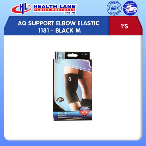 AQ SUPPORT ELBOW ELASTIC 1181- BLACK M